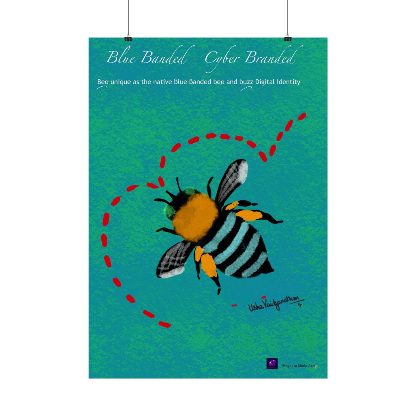 Cyber Buzz - Rolled Poster Art (no frame included)
