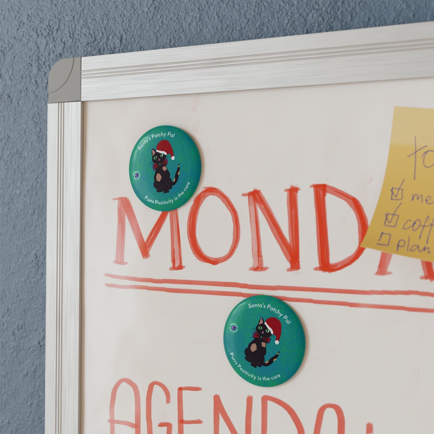 Santa’s patchy pal - Magnets