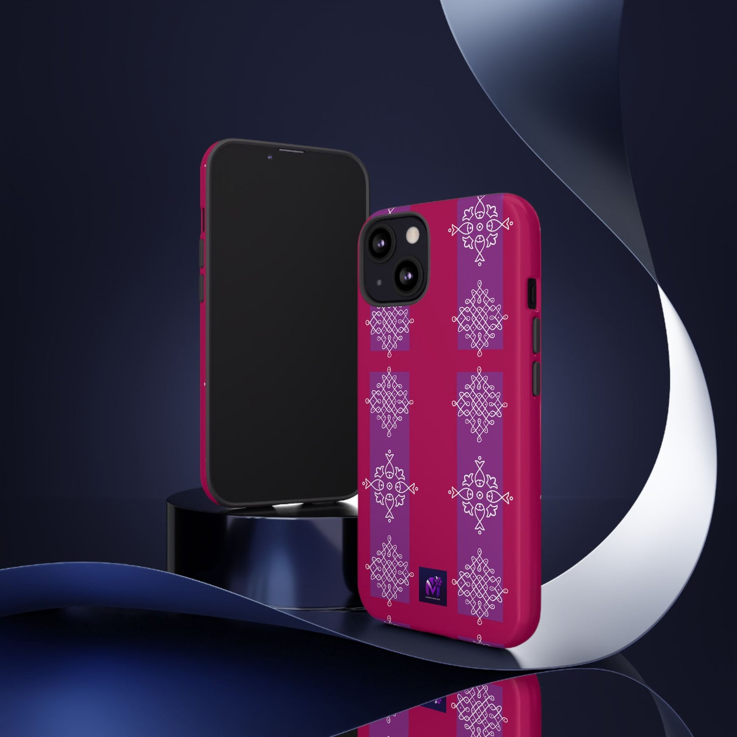 Tough Cases - Dots and Curves print