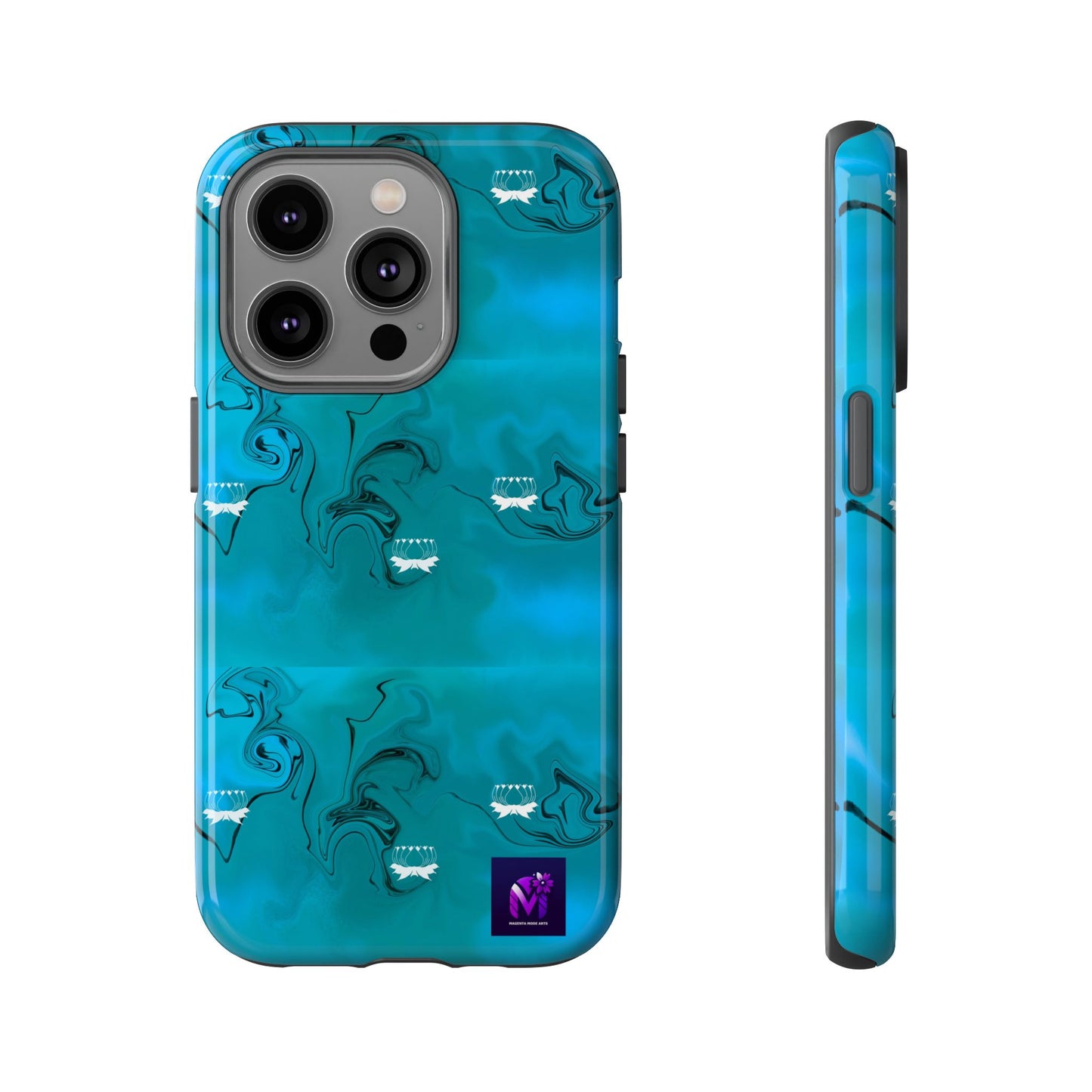 Tough Cases - White Lotus print