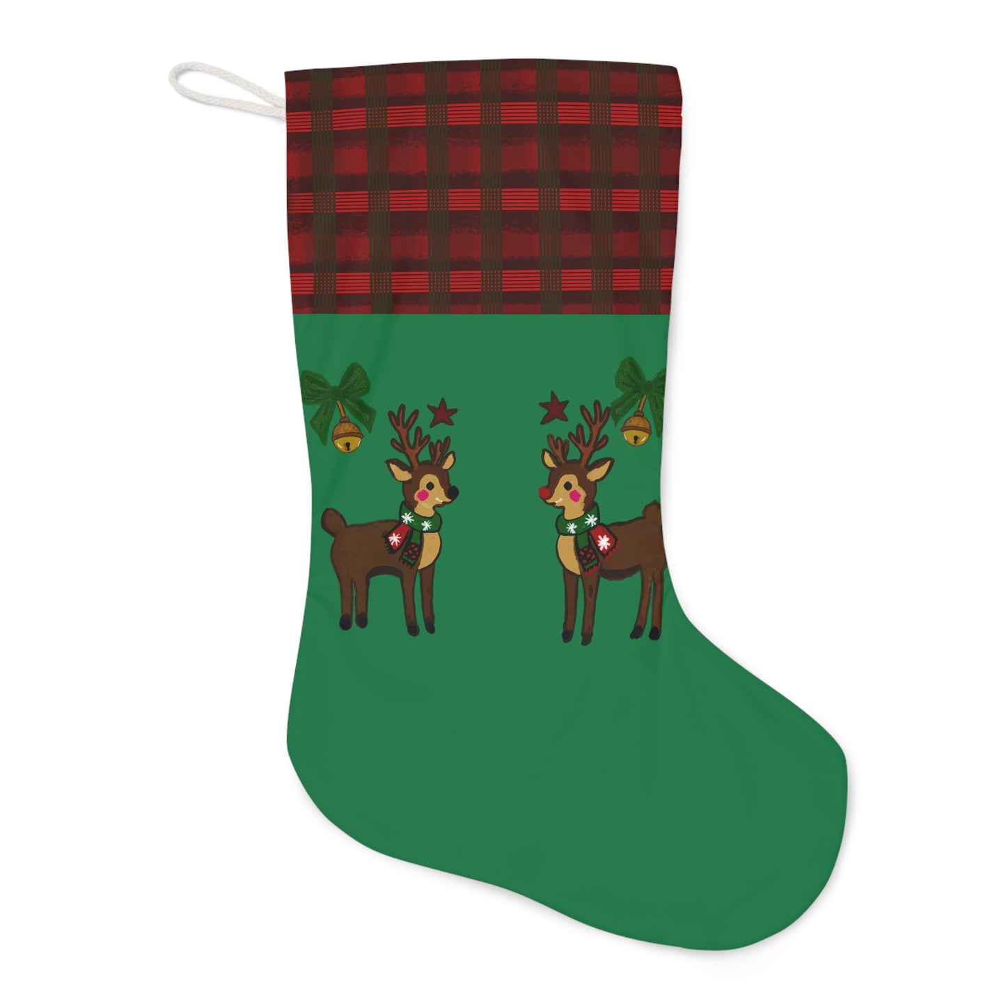 Santa Stocking Classic Green