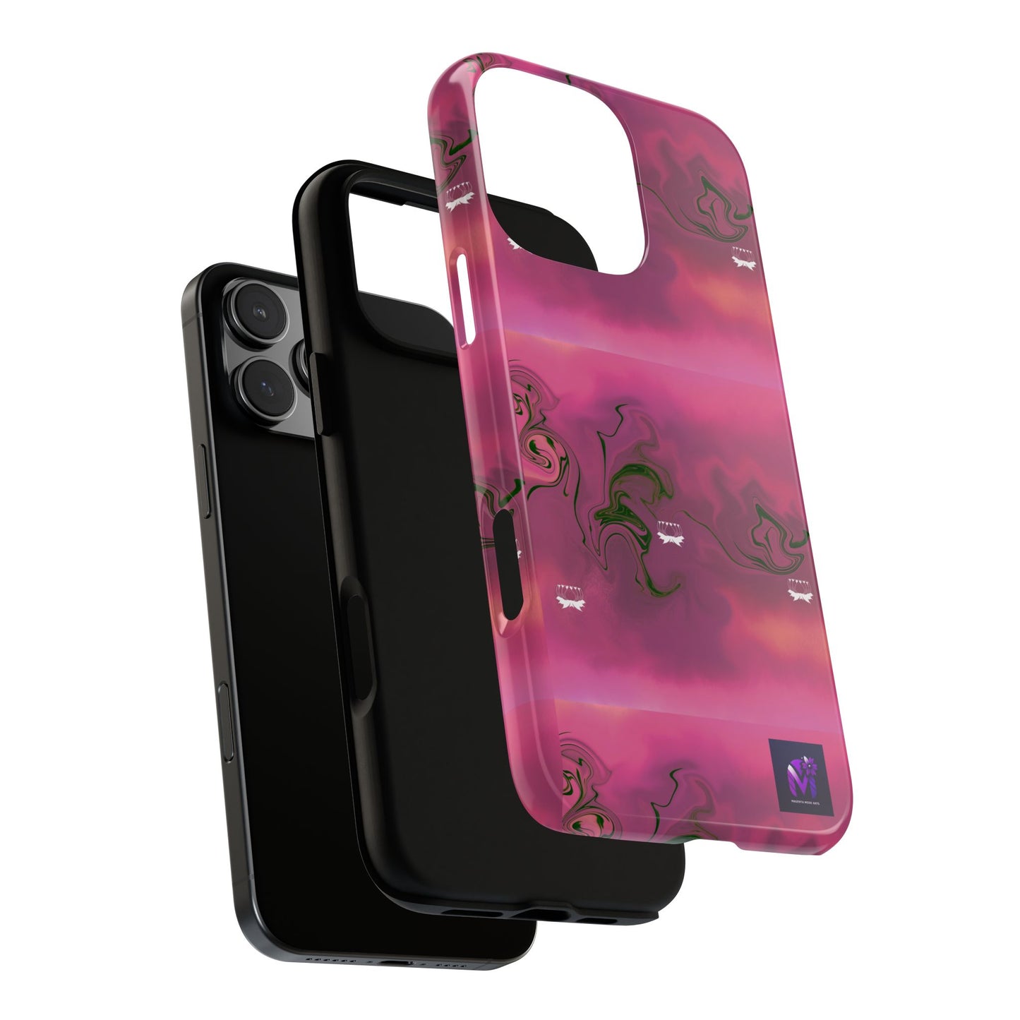 Tough Cases - Magenta Aura print