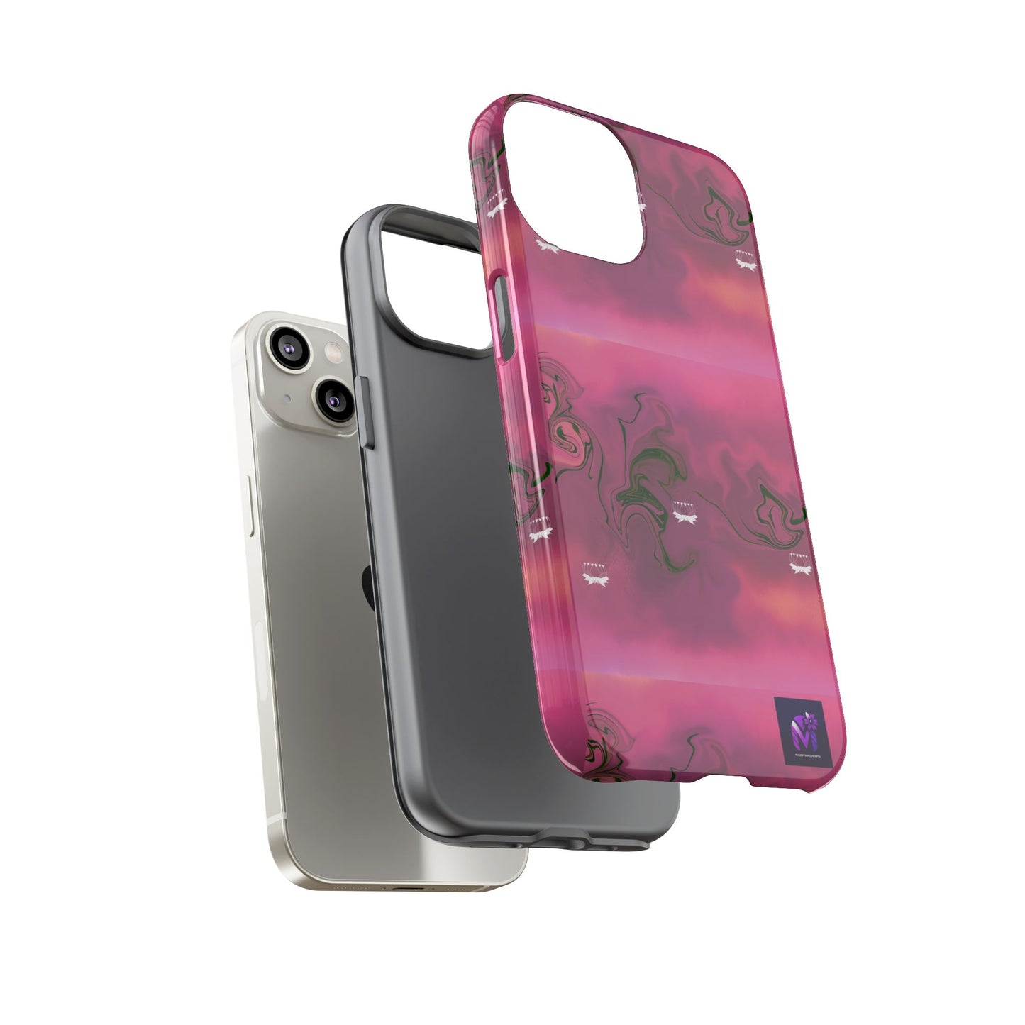 Tough Cases - Magenta Aura print
