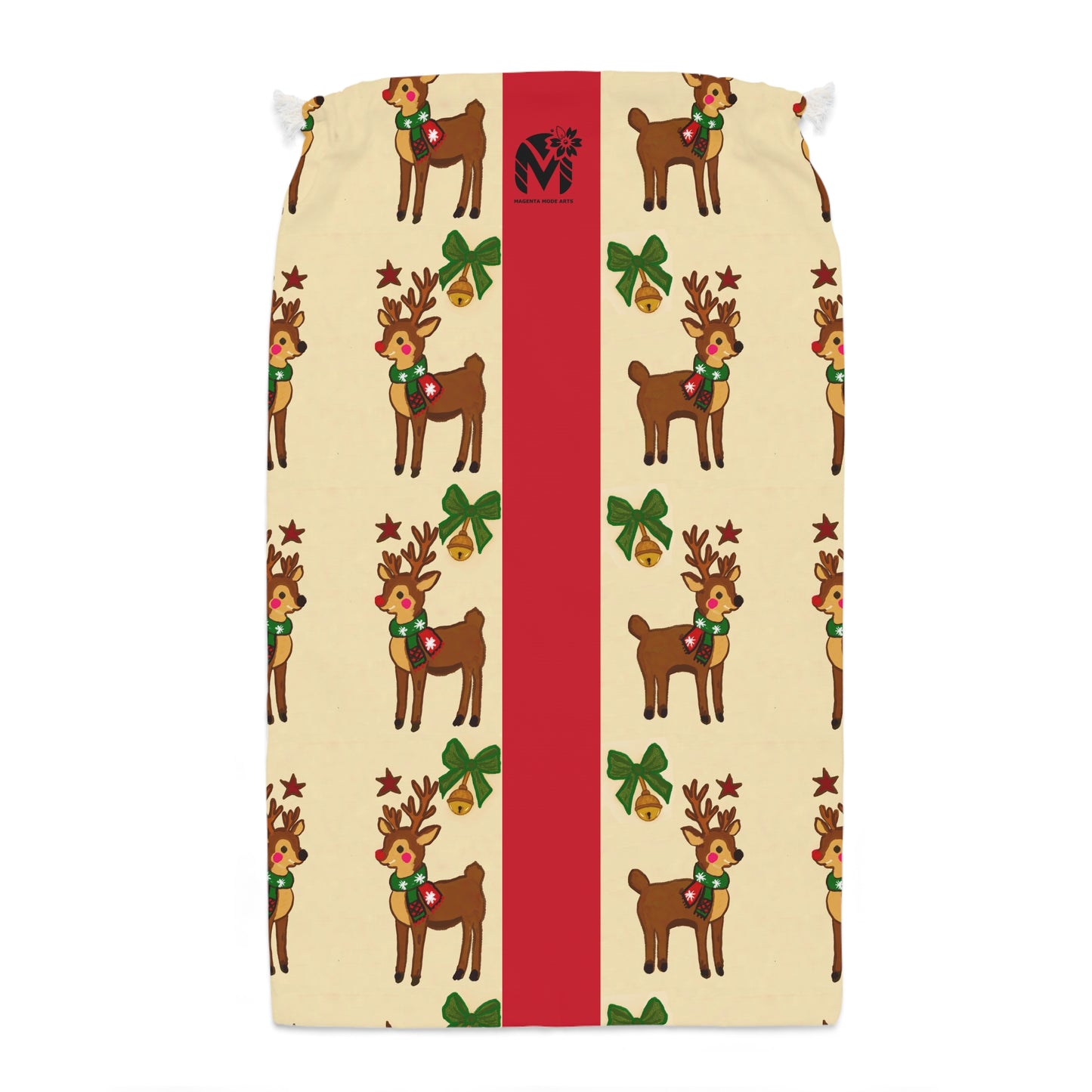 Holiday herd Santa sack -Red