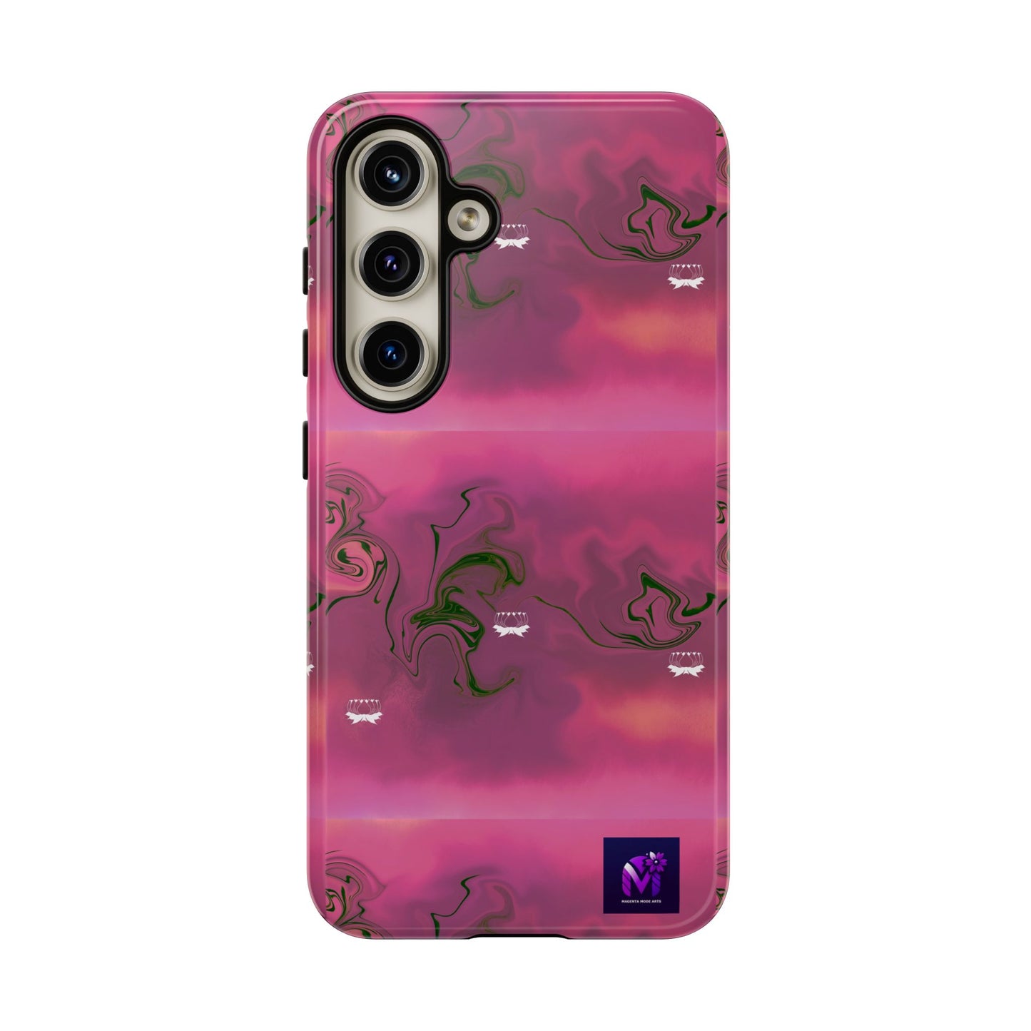 Tough Cases - Magenta Aura print