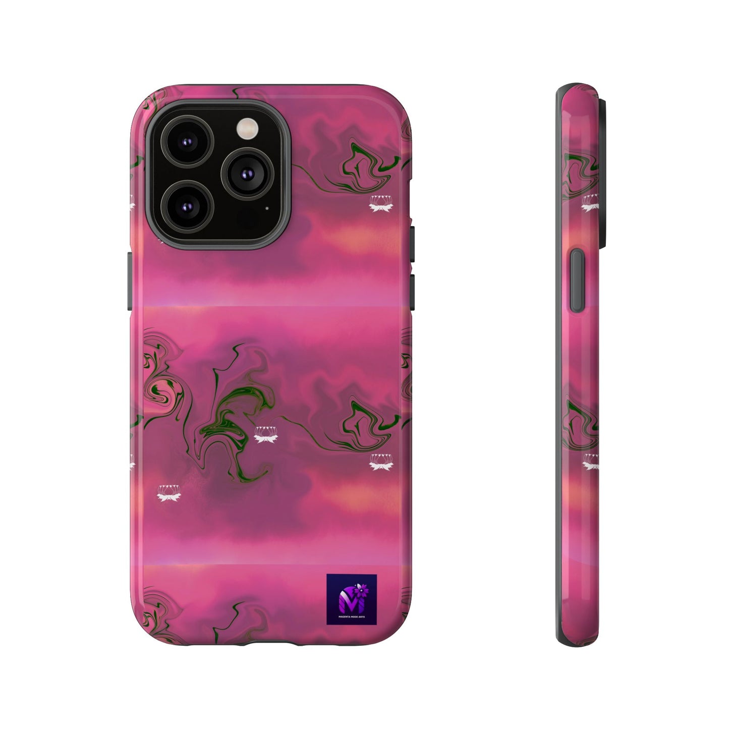 Tough Cases - Magenta Aura print