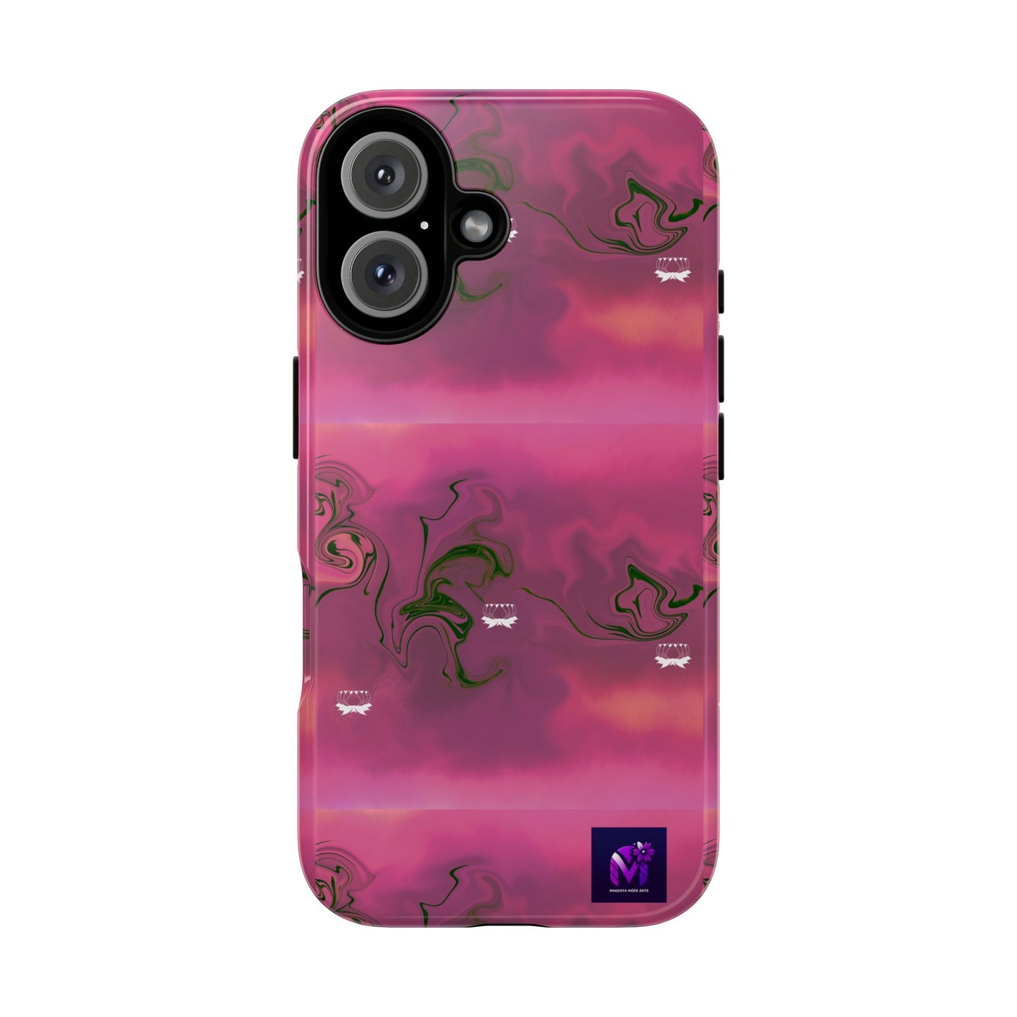 Tough Cases - Magenta Aura print