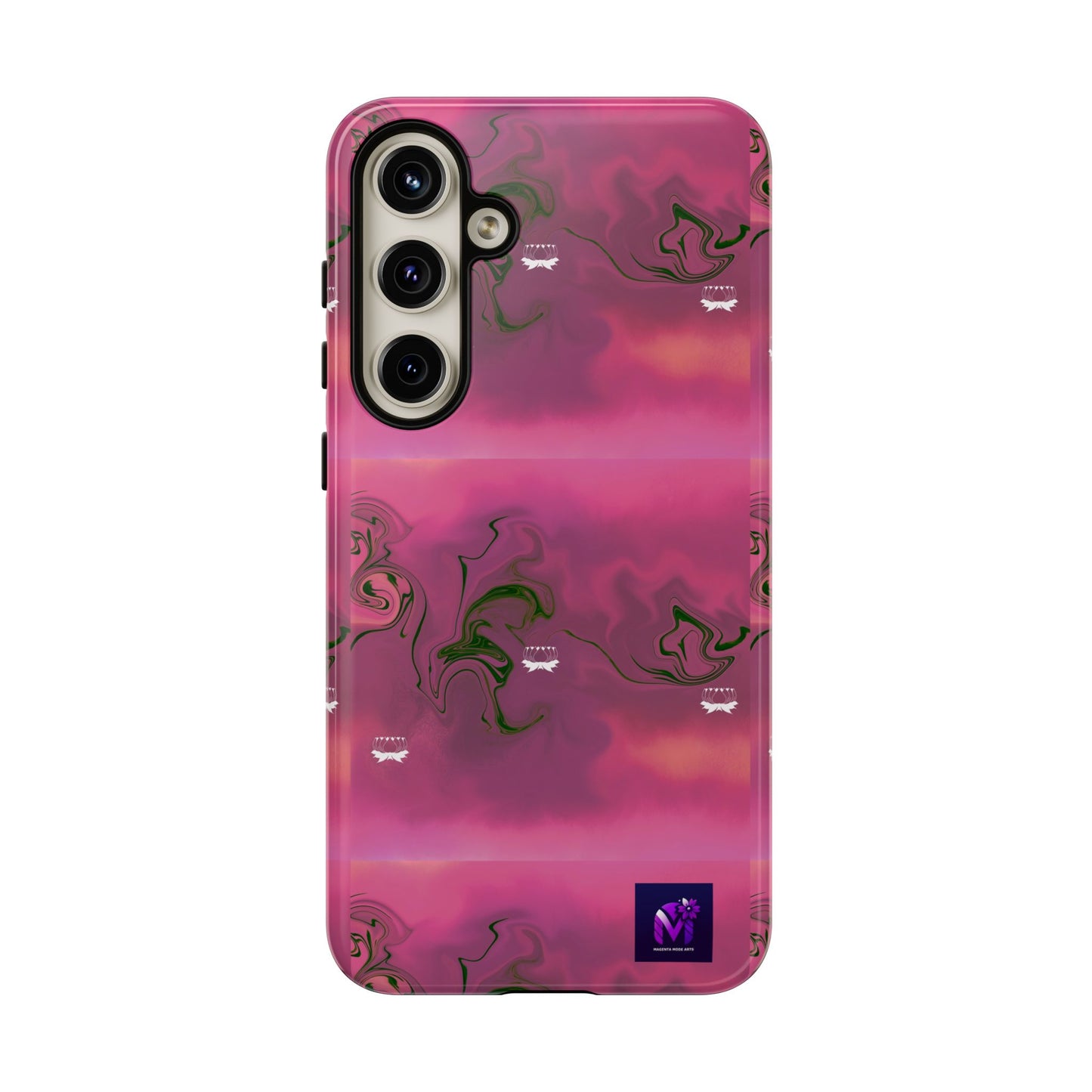 Tough Cases - Magenta Aura print