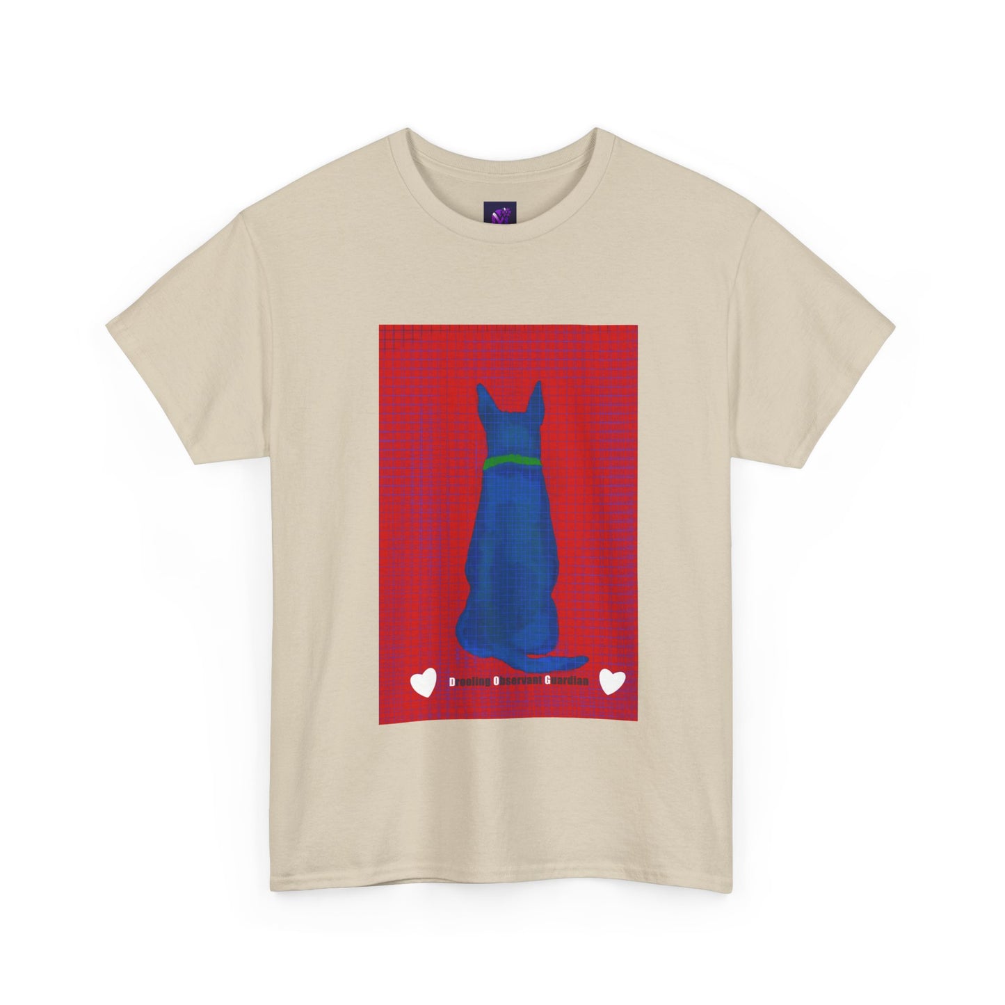 Unisex Heavy Cotton Tee - Dog print