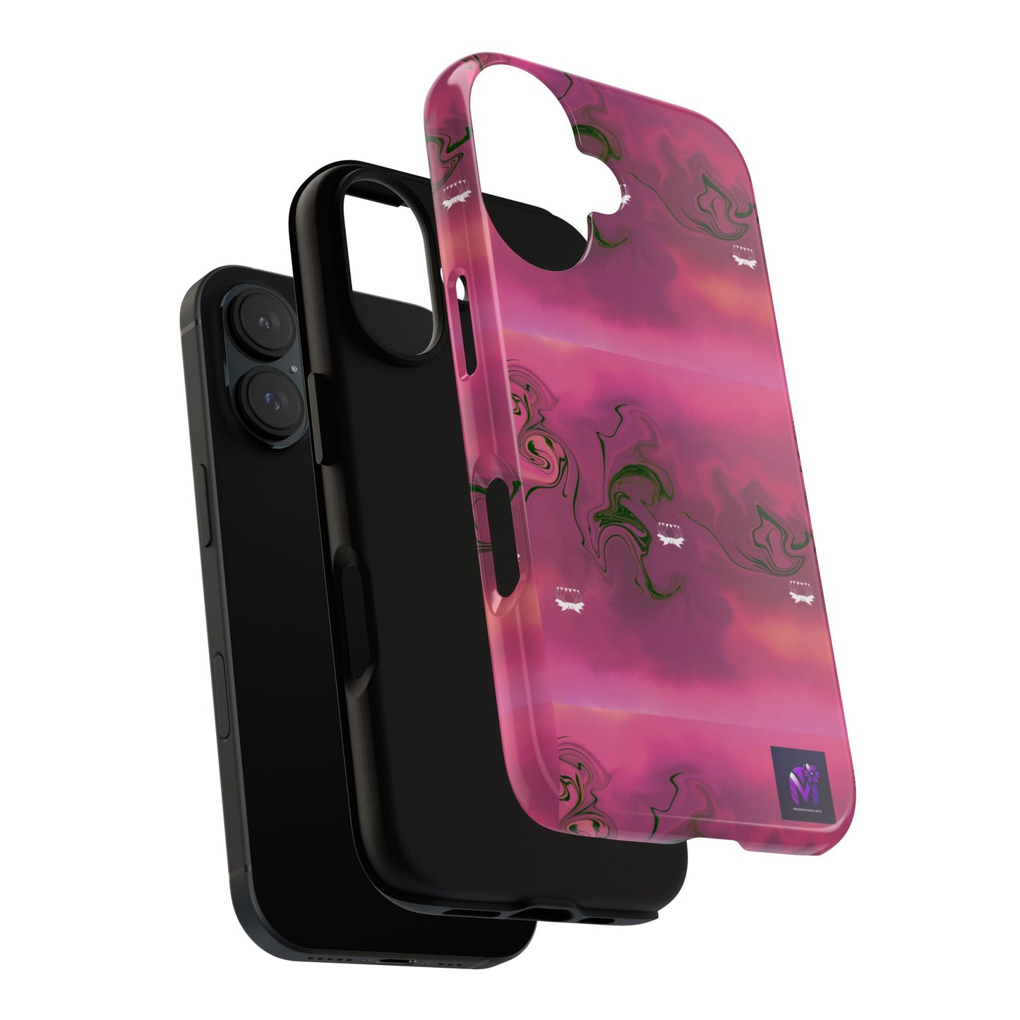 Tough Cases - Magenta Aura print