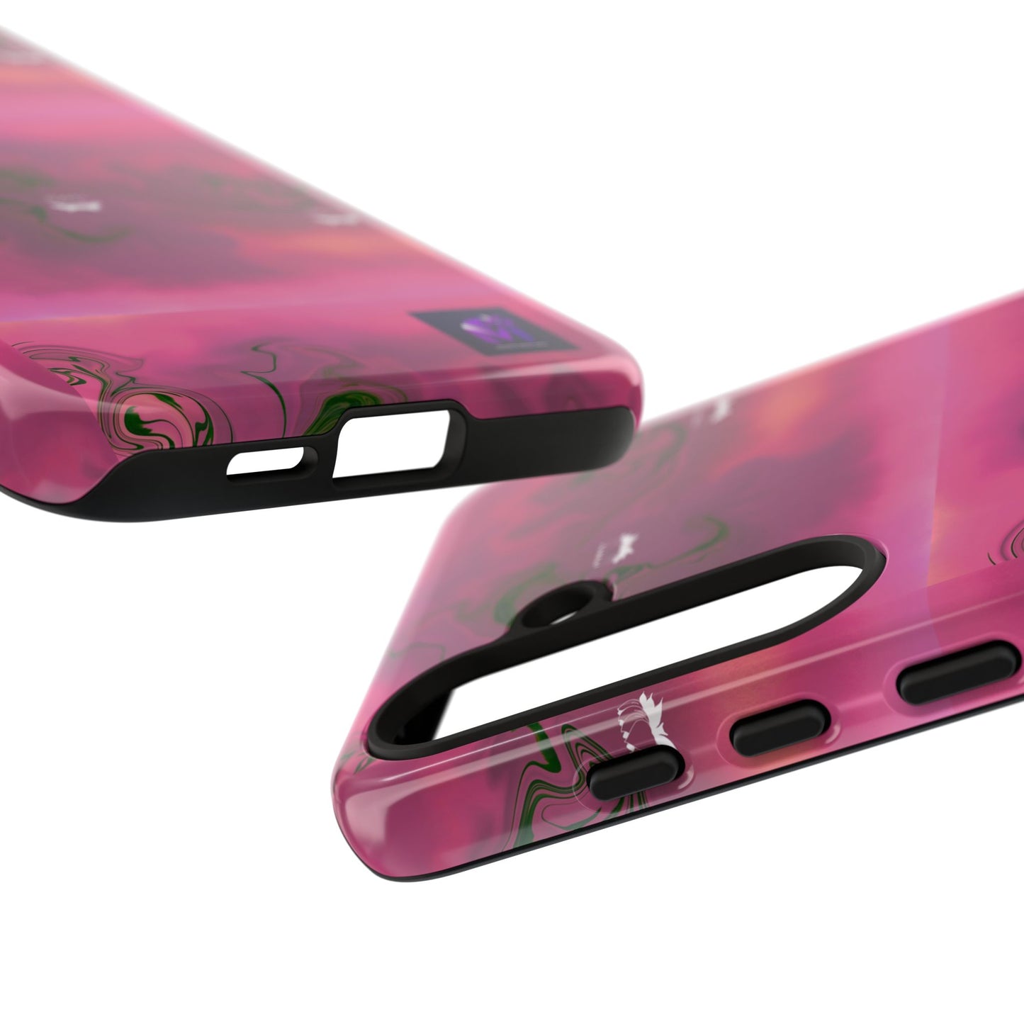 Tough Cases - Magenta Aura print
