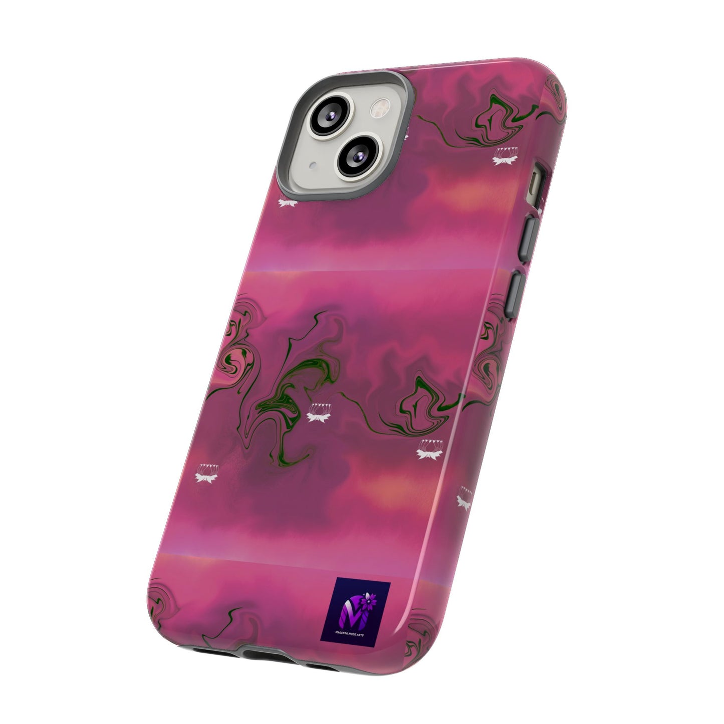 Tough Cases - Magenta Aura print