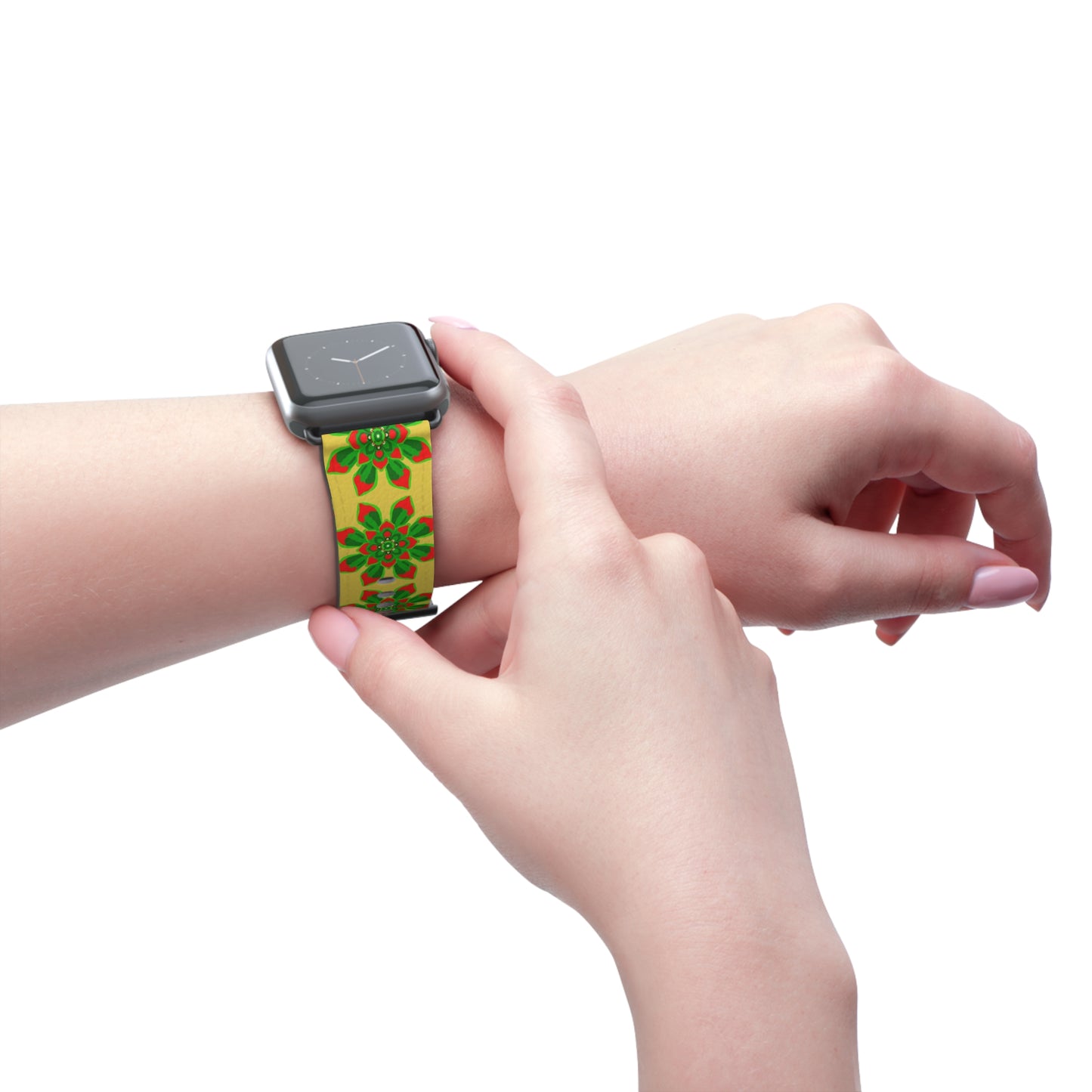 Watch Band - Succulent Radiance print