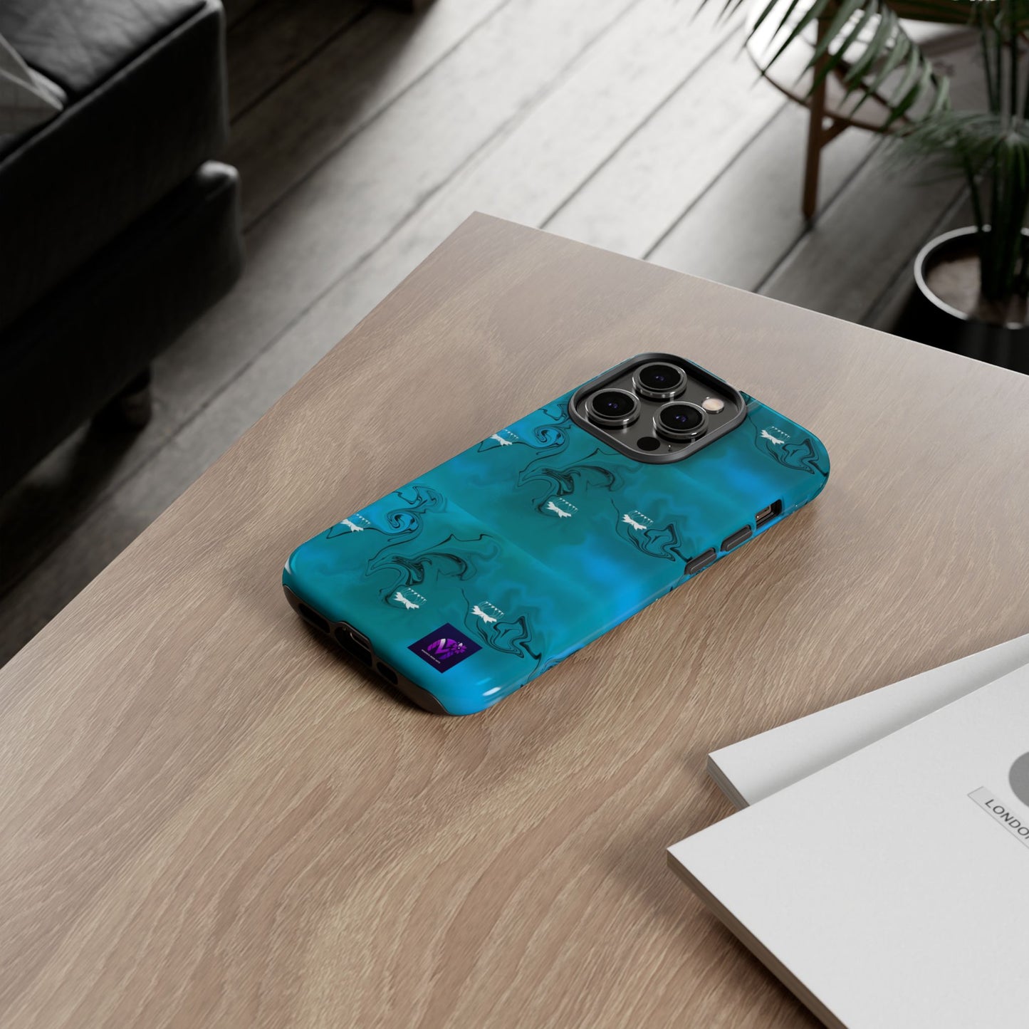 Tough Cases - White Lotus print