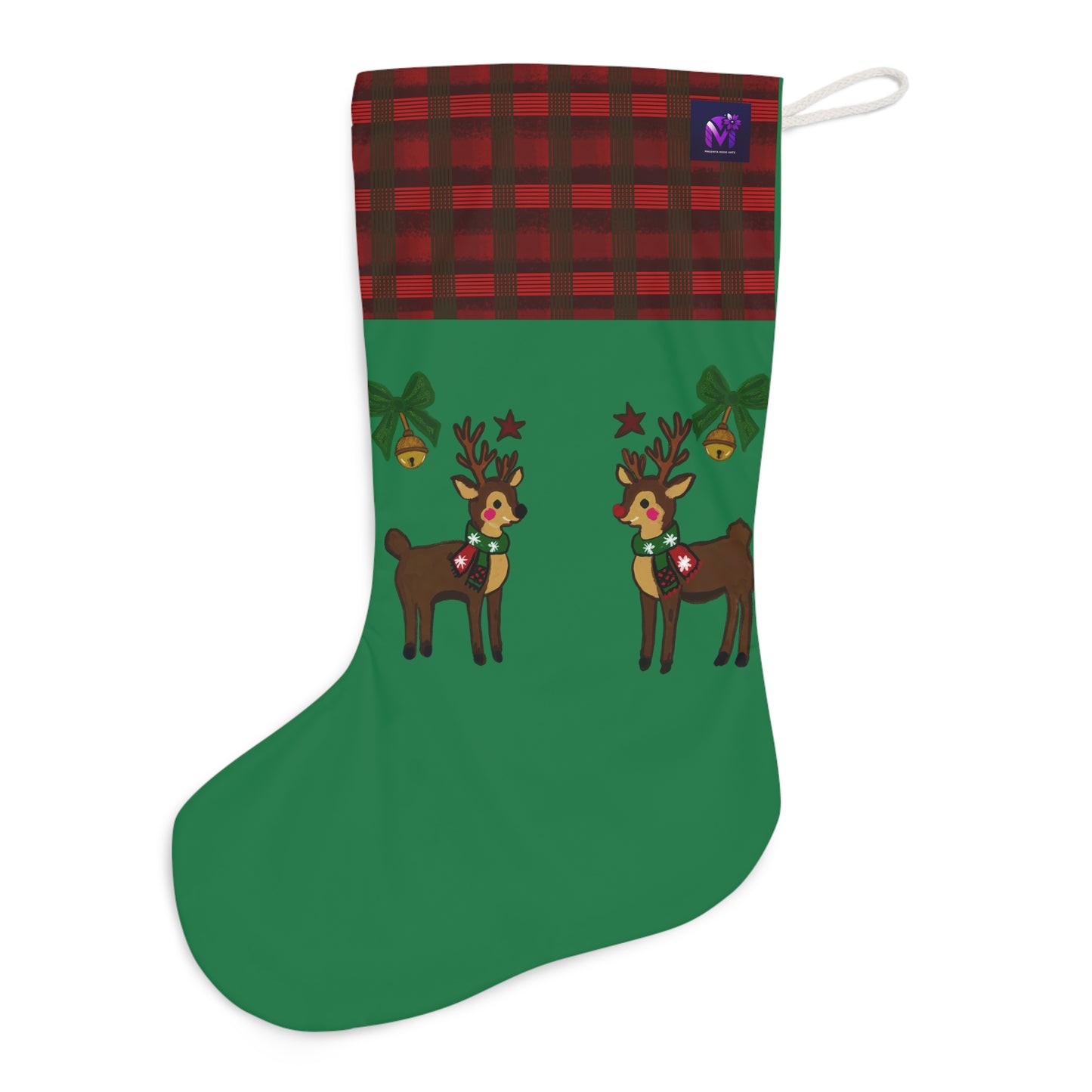 Santa Stocking Classic Green