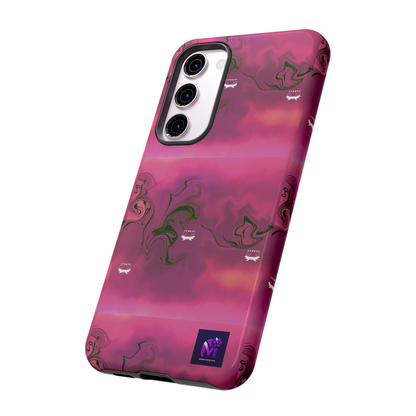 Tough Cases - Magenta Aura print