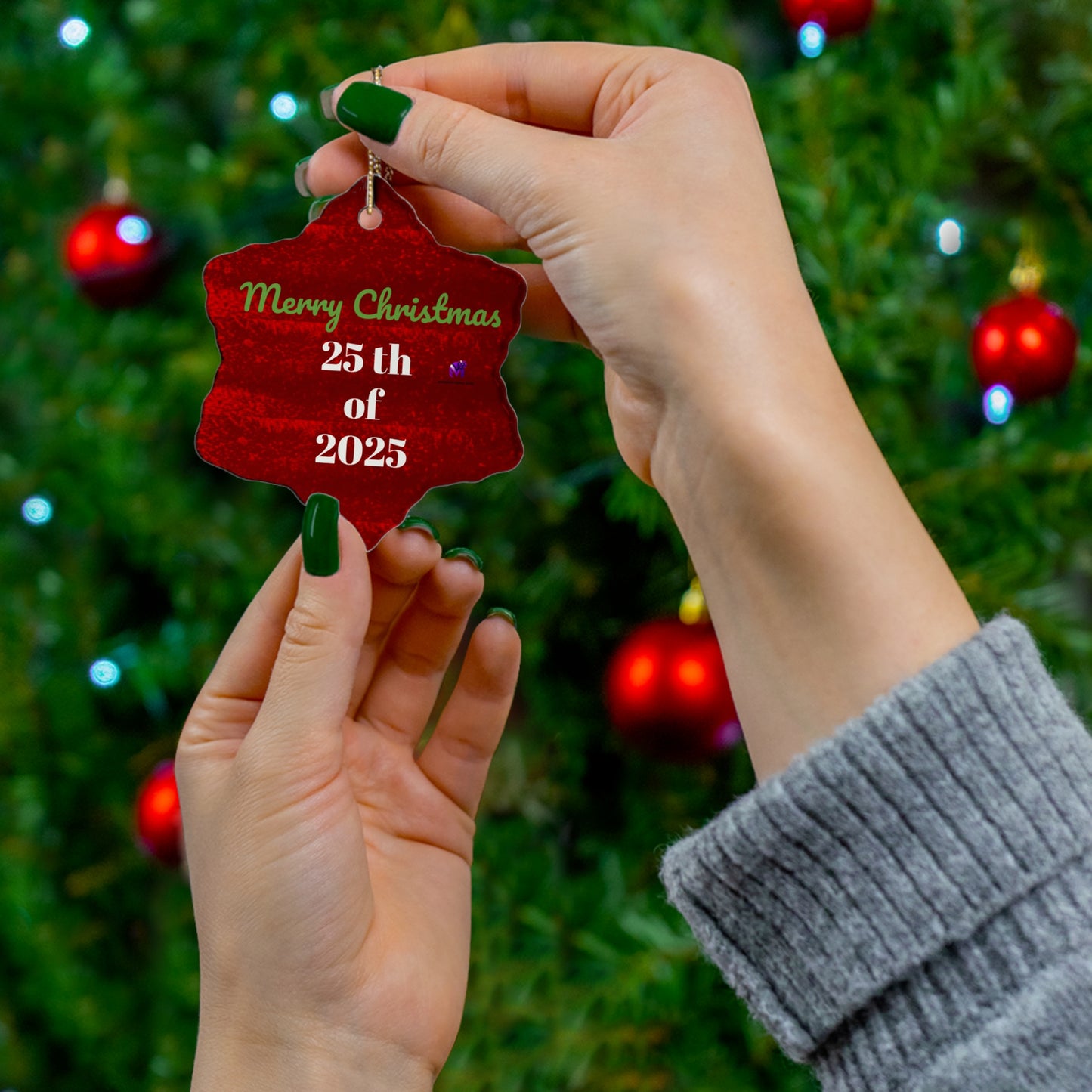 Limited edition Date 25/2025 Ornament (Star,Circle,Heart,Snowflake)