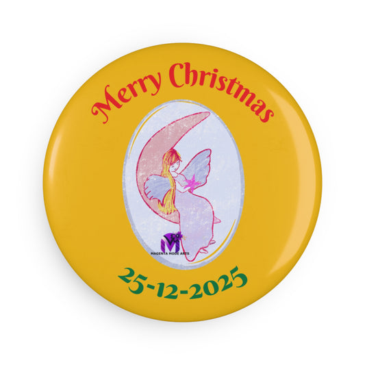Moon Angel Magnet, Round (Set of 10 pcs)