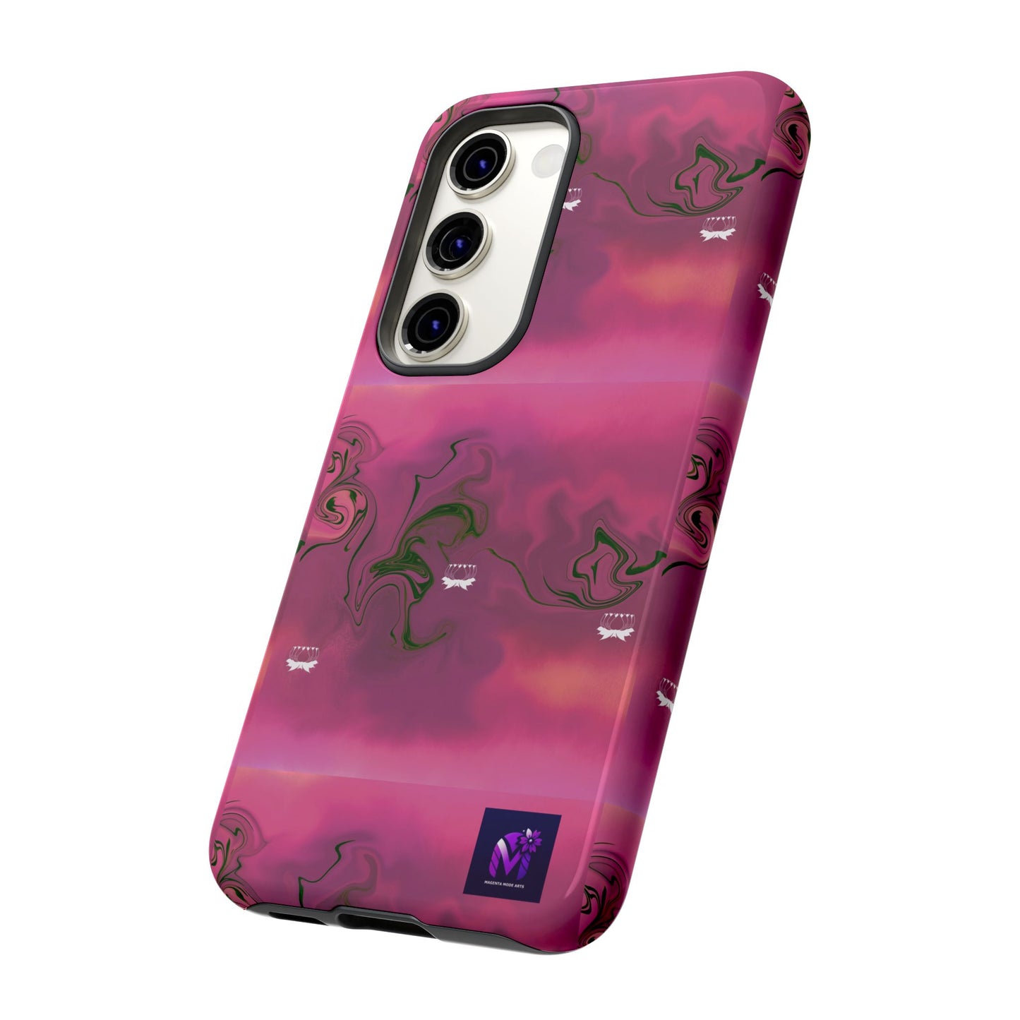 Tough Cases - Magenta Aura print