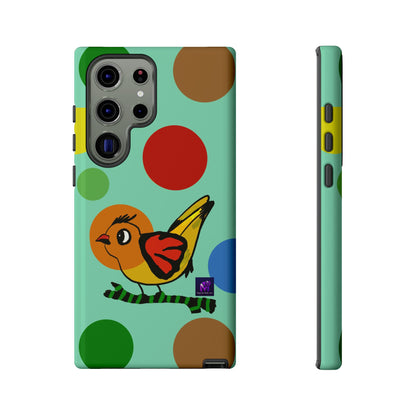 Phone Case - 40 Phone Models- Dotted and Feathered art print