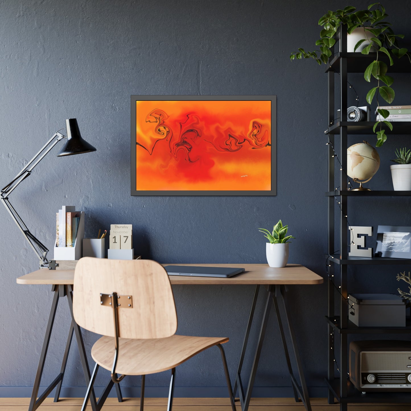 Orange Sky -Framed Art