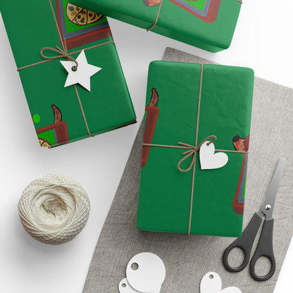 Gift Wrapping Papers - Festive Dog