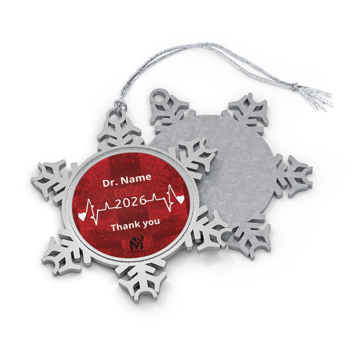 Customised Snowflake Ornament - Medical practitioners  / Patient gifts