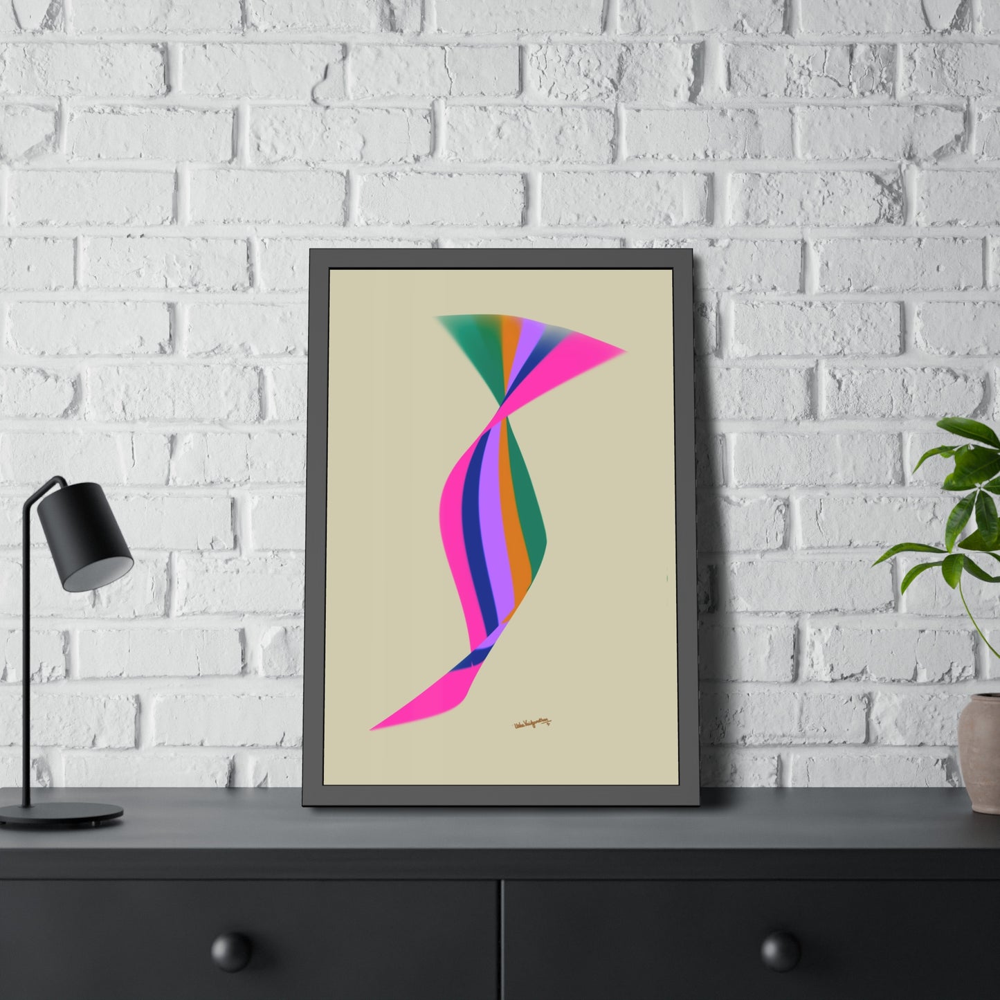 Candy wrapper -Framed Art