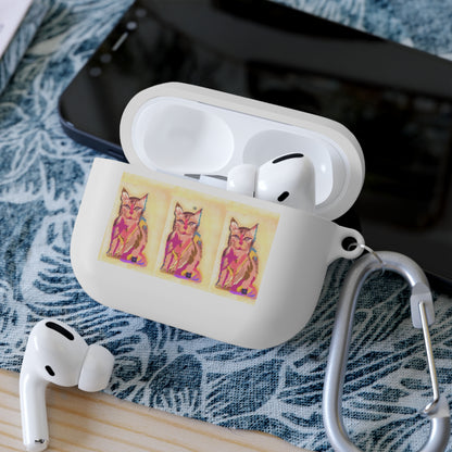 AirPods and AirPods Pro Case Cover - Purrfect Cat gaze print