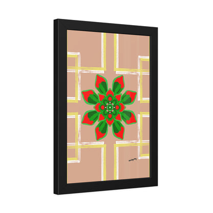 Succulent Radiance - Framed Art