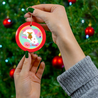 Customised Ornaments that bark (Star,Circle,Heart,Snowflake)