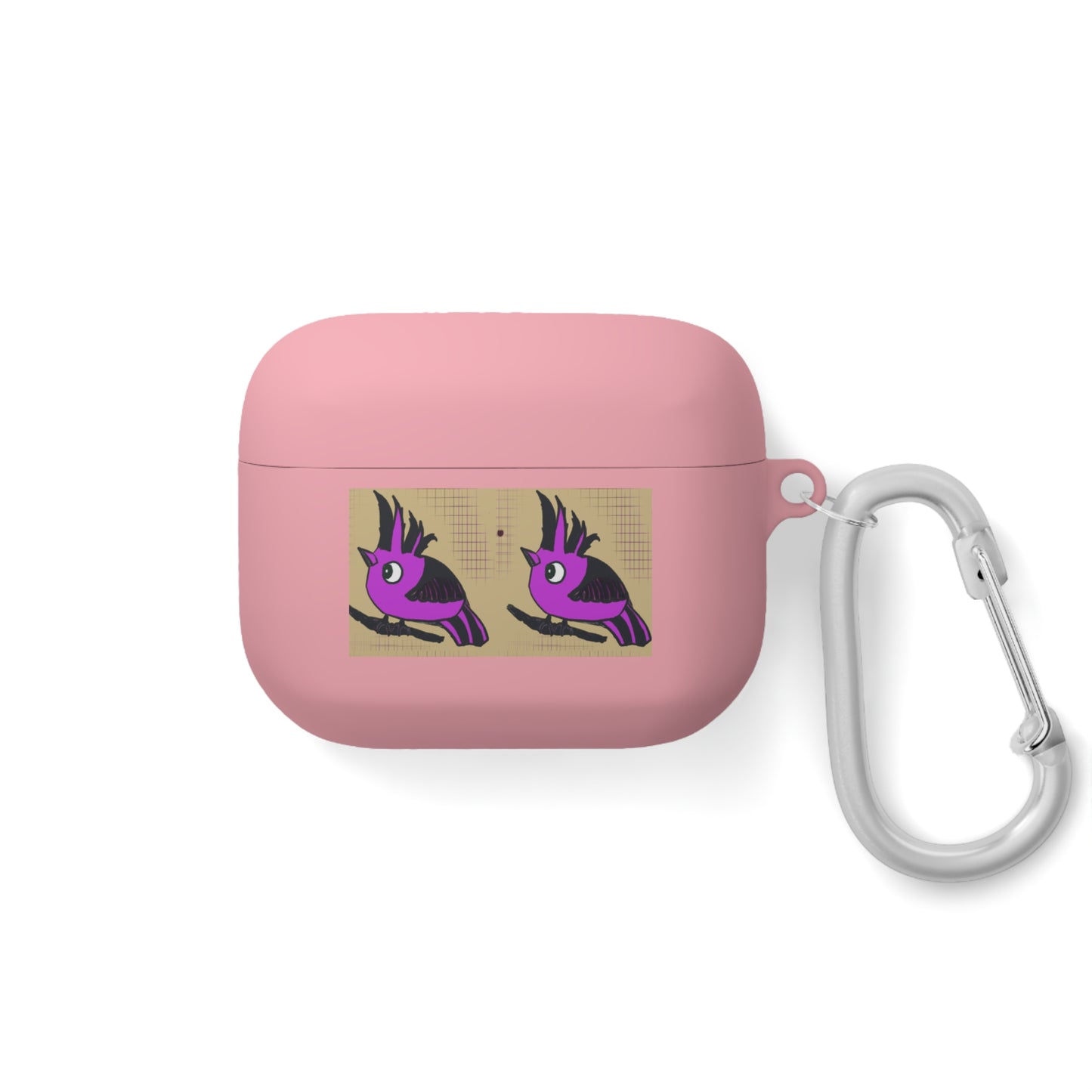 AirPods and AirPods Pro Case Cover - Magenta Radiance print