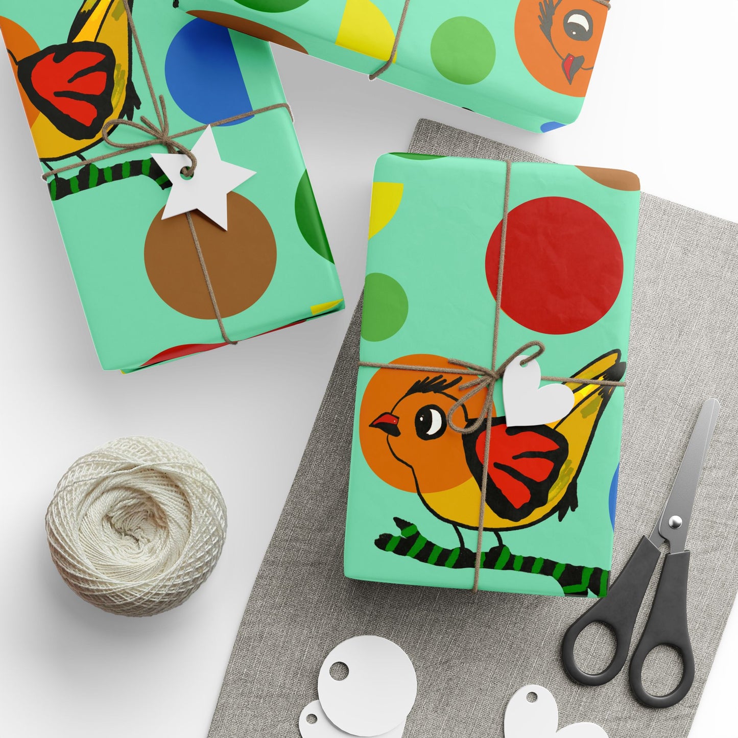 Gift Wrapping Papers-Chirp and cheer wrap