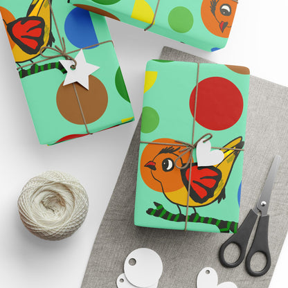 Gift Wrapping Papers-Chirp and cheer wrap