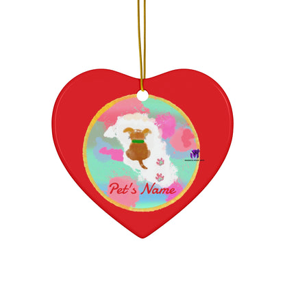 Customised Ornaments that bark (Star,Circle,Heart,Snowflake)