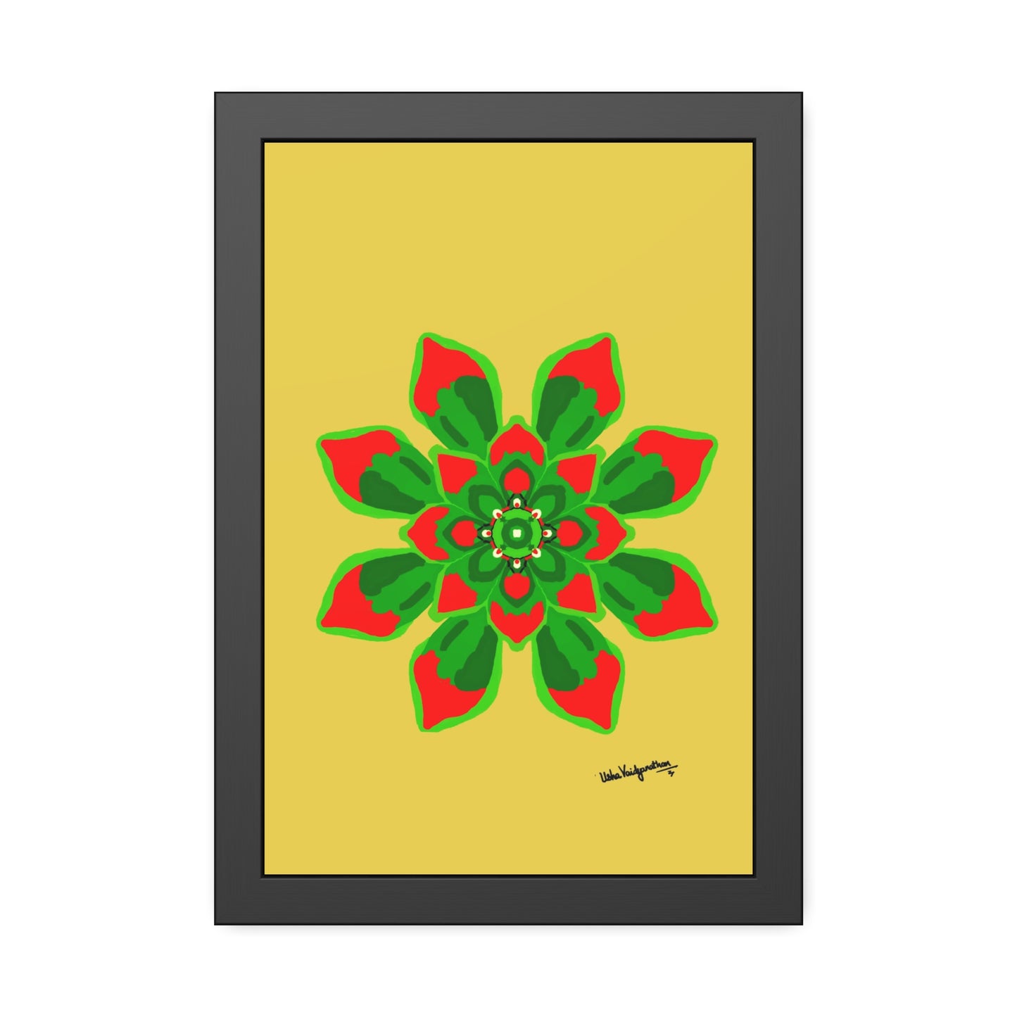 Mango Succulent - Framed Art