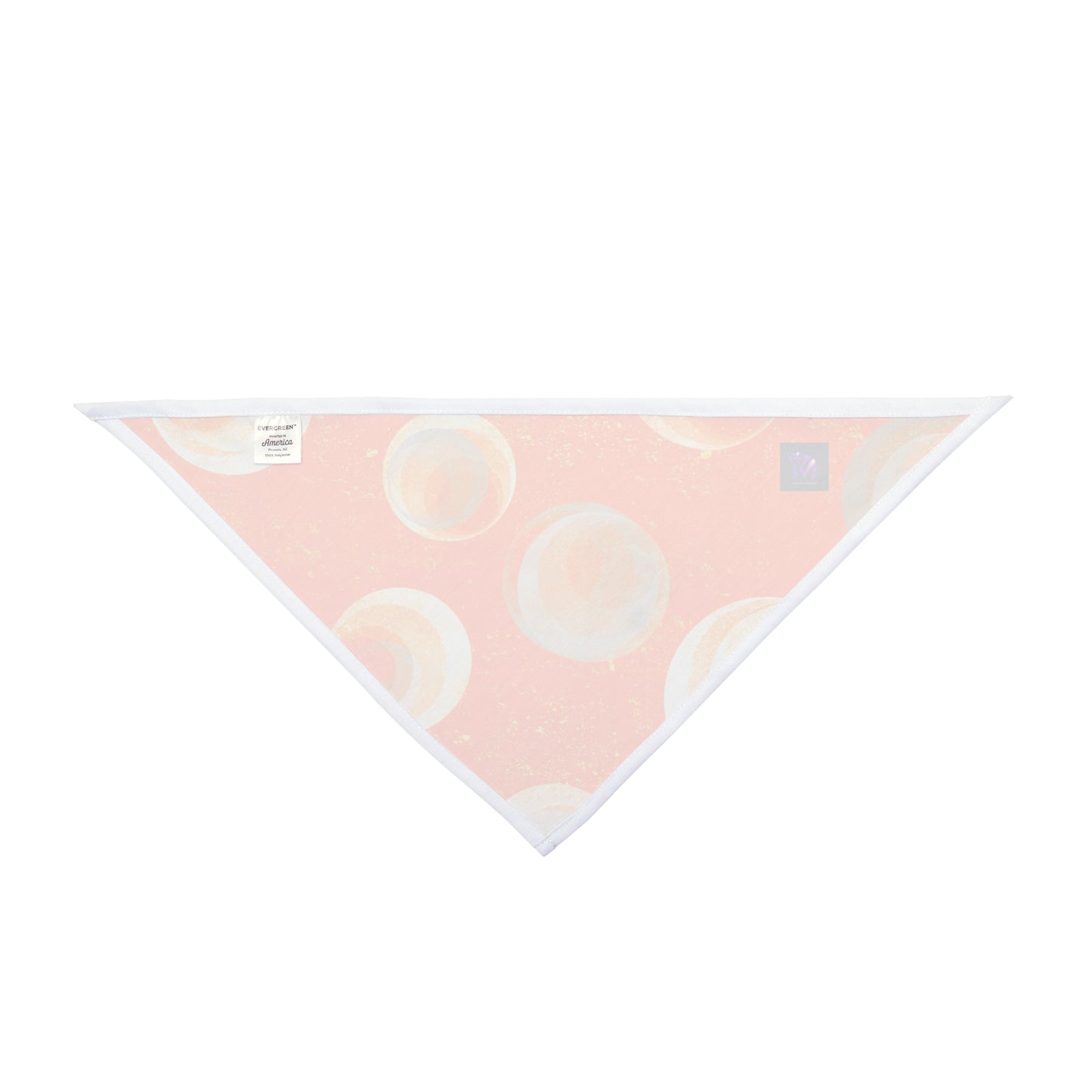 Pet Bandana - Orange Bubbles