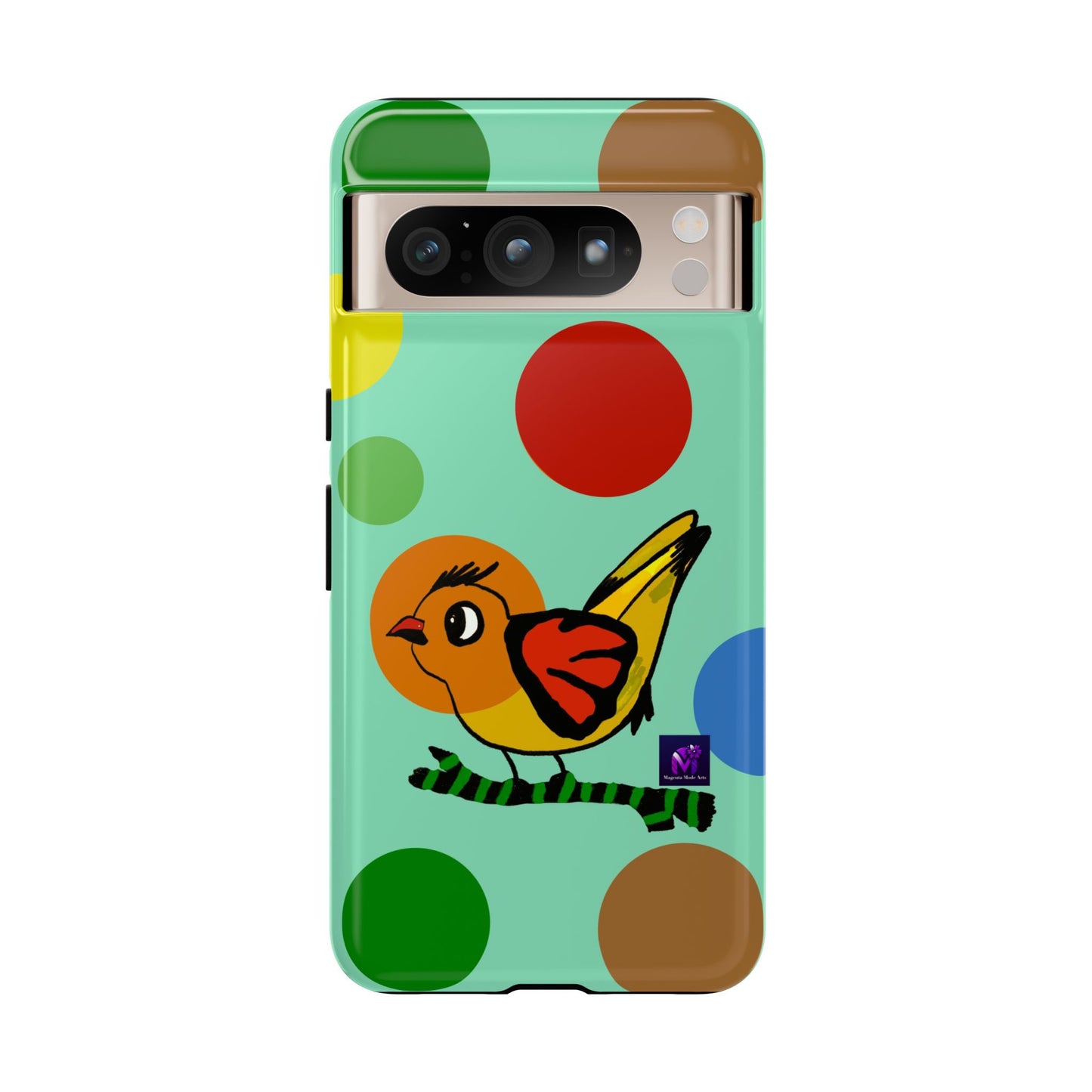 Phone Case - 40 Phone Models- Dotted and Feathered art print