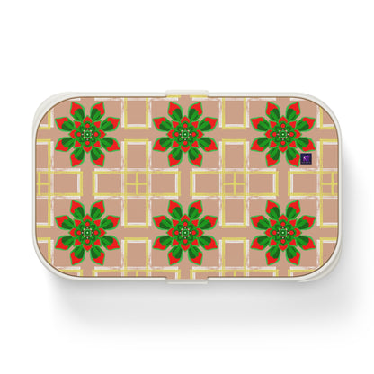 Bento Lunch Box -Festive print