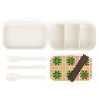 Bento Lunch Box -Festive print