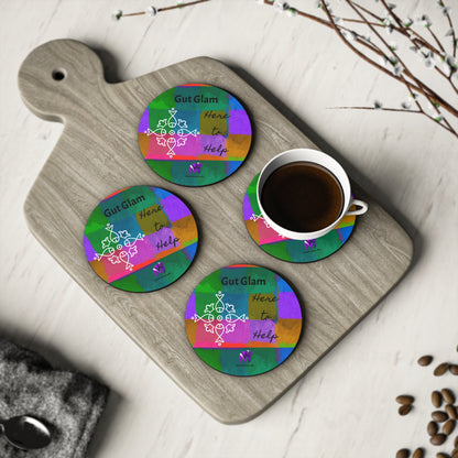 Speciality coasters - Gut Health ( Round/Square)