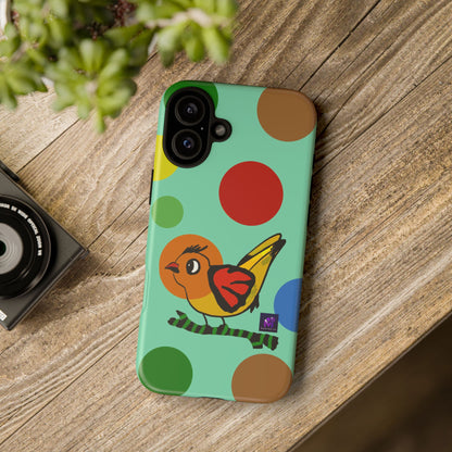 Phone Case - 40 Phone Models- Dotted and Feathered art print