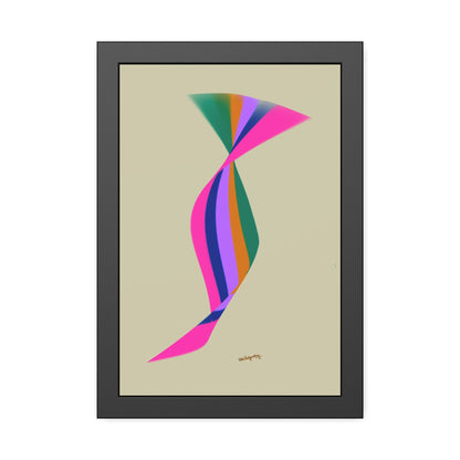 Candy wrapper -Framed Art