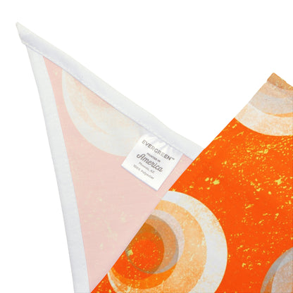 Pet Bandana - Orange Bubbles