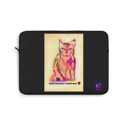Laptop Sleeve - Cat Gaze print