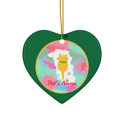 Customised Ornaments that meow (Star,Circle,Heart,Snowflake)