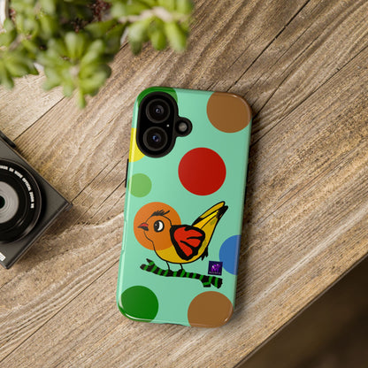 Phone Case - 40 Phone Models- Dotted and Feathered art print