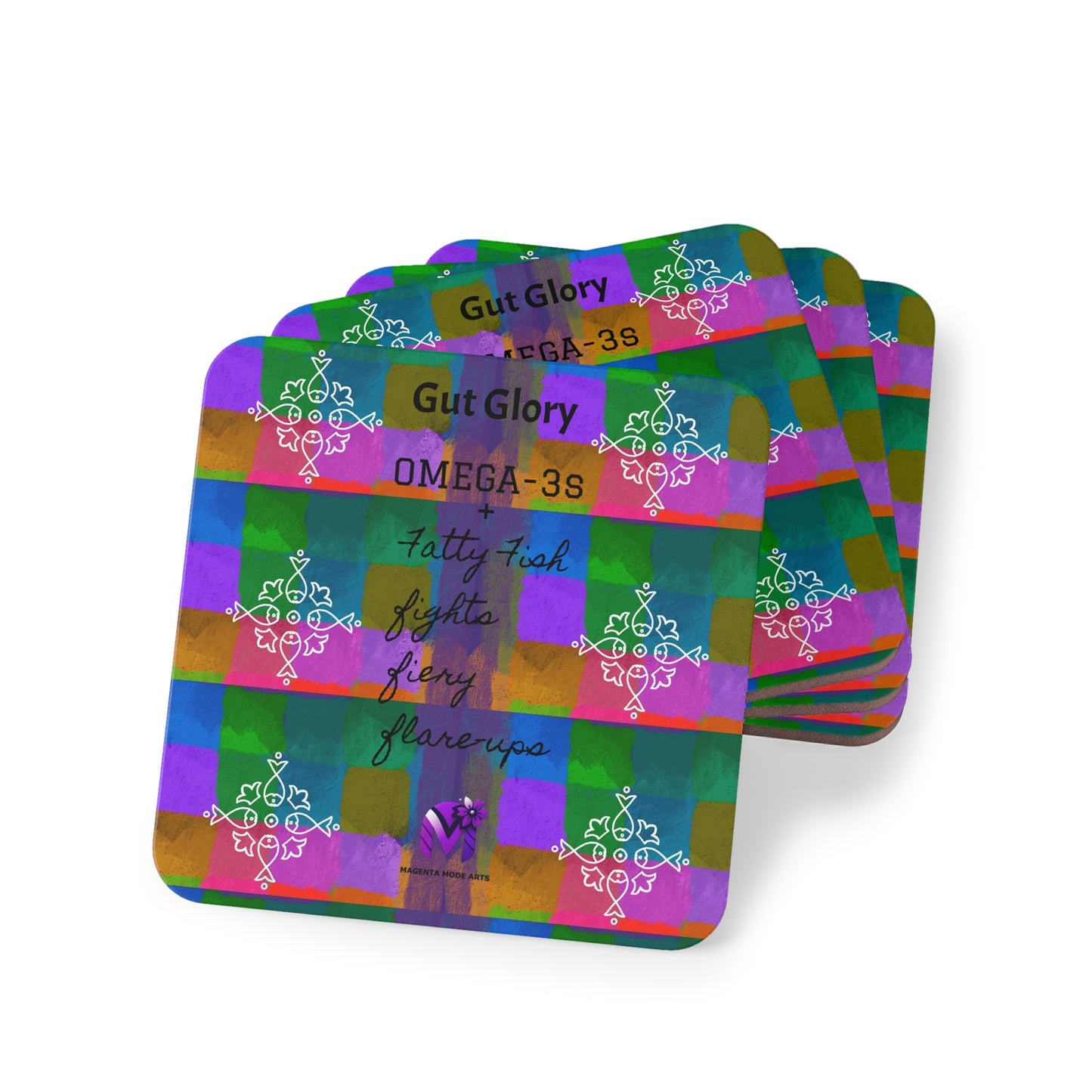 Speciality coasters - Gut Health ( Round/Square)