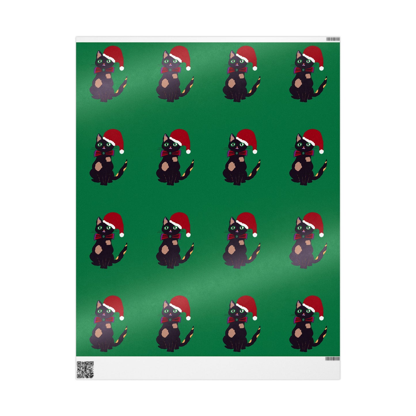 Gift Wrapping Papers - Santa Cat