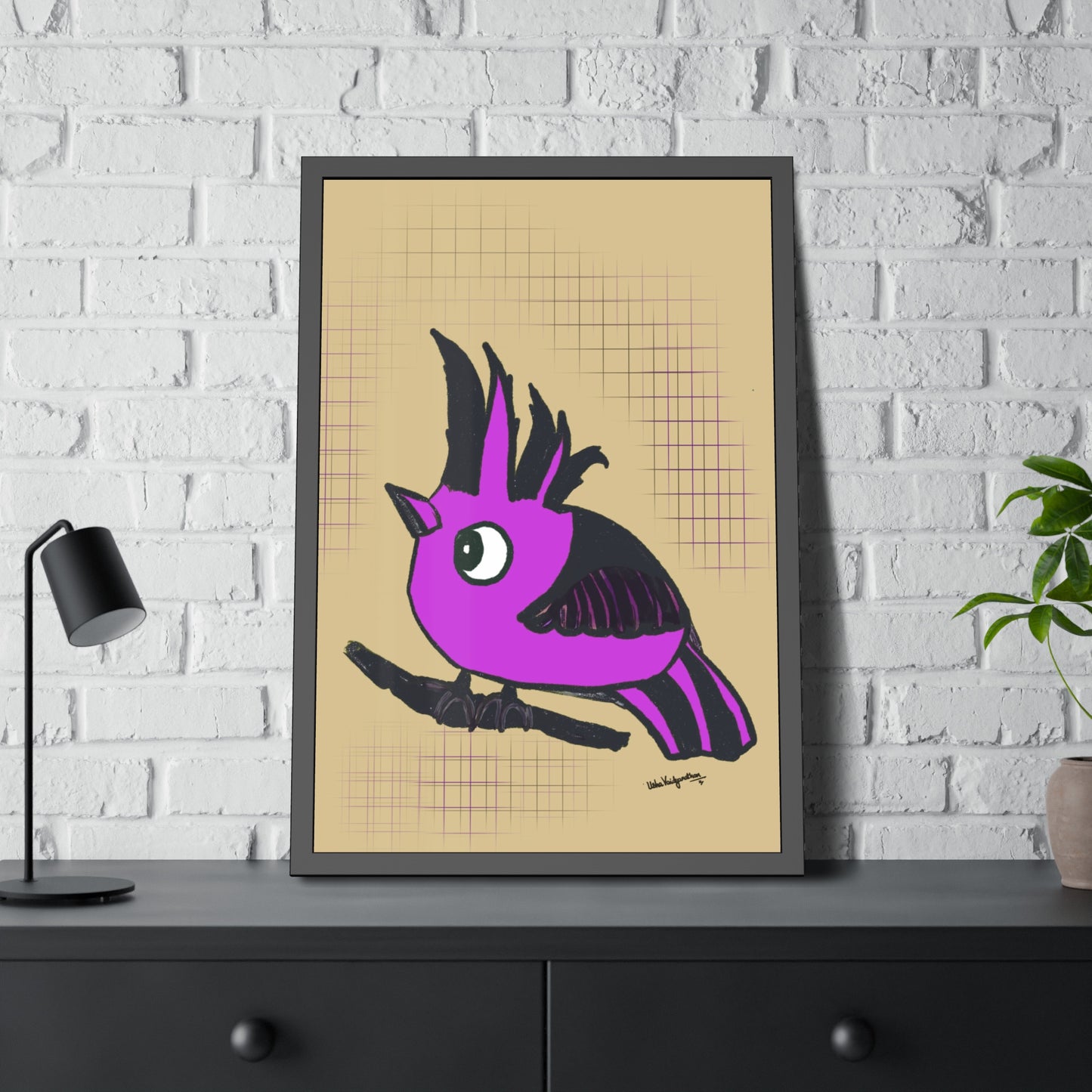 Magenta Radiance - Framed Art